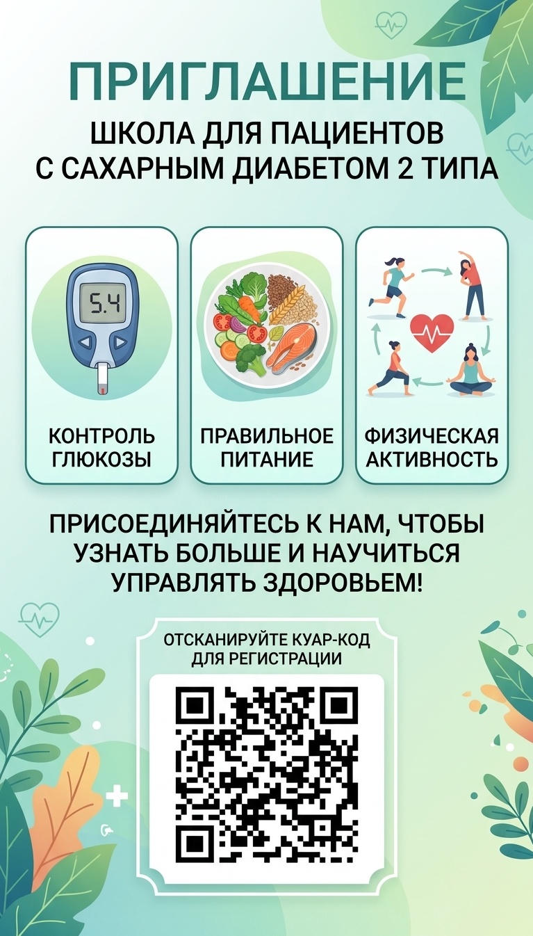 Запускаем школу по сахарному диабету онлайн!